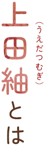 上田紬（うえだつむぎ）とは